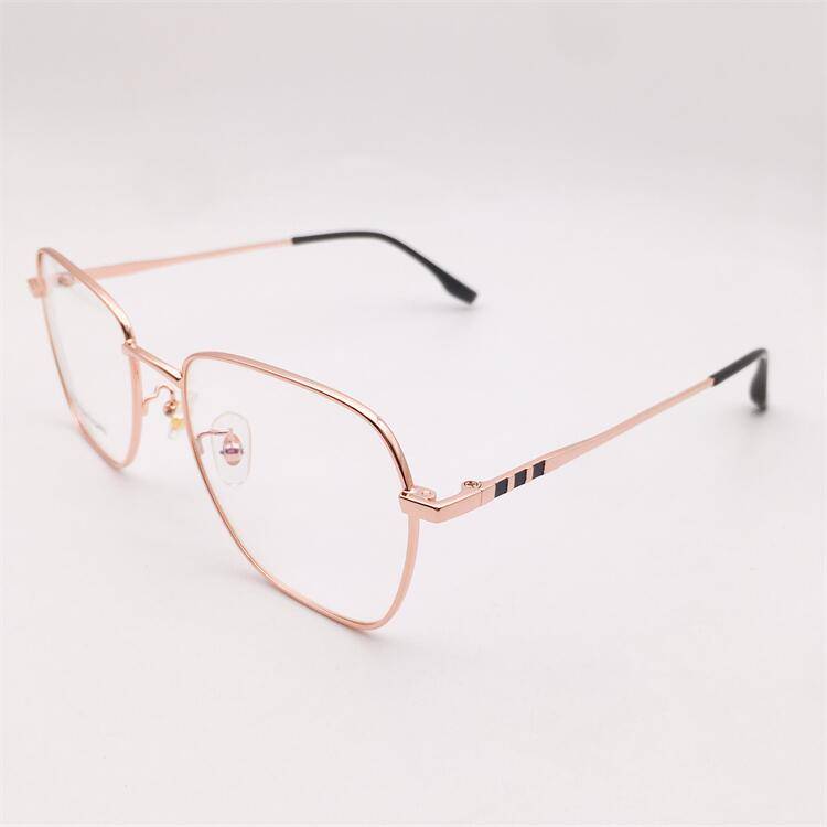 Treasure orphan original single ultra -light titanium gold, silver polygonal temperament, artistic full -box myopia glasses men and women