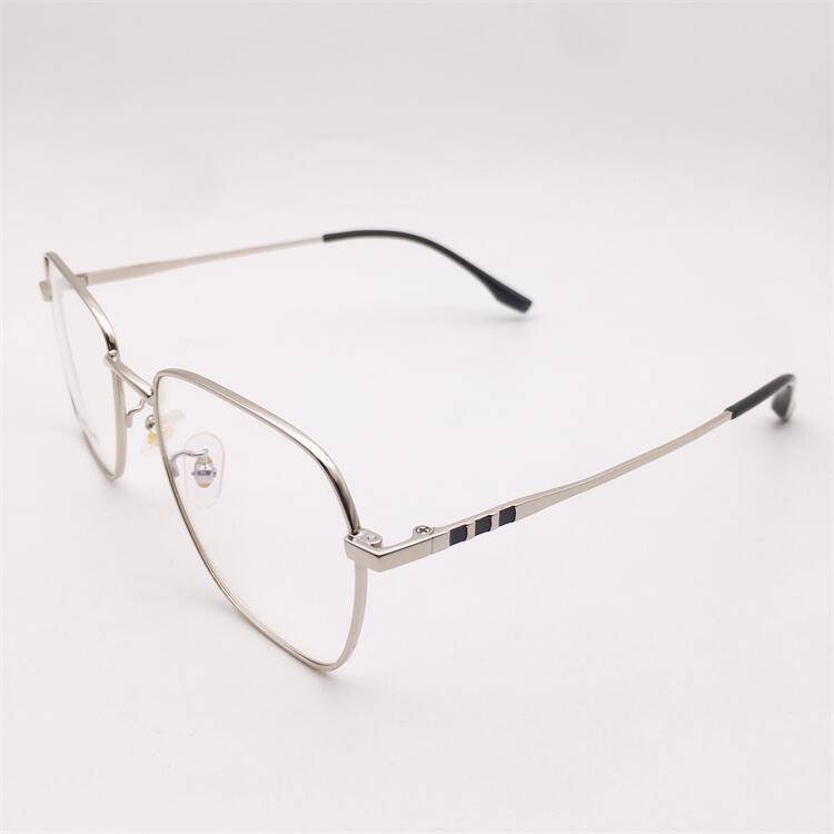 Treasure orphan original single ultra -light titanium gold, silver polygonal temperament, artistic full -box myopia glasses men and women