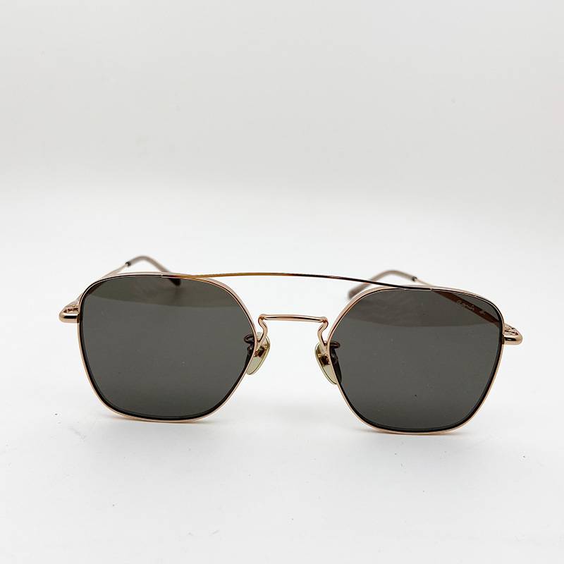 Original single men's and women's brand metal box sunglasses fashion personality sunglasses anti -ultraviolet goggles sunshade sunshade