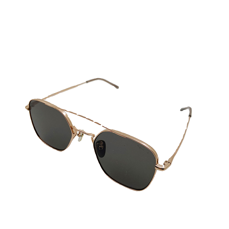 Original single men's and women's brand metal box sunglasses fashion personality sunglasses anti -ultraviolet goggles sunshade sunshade