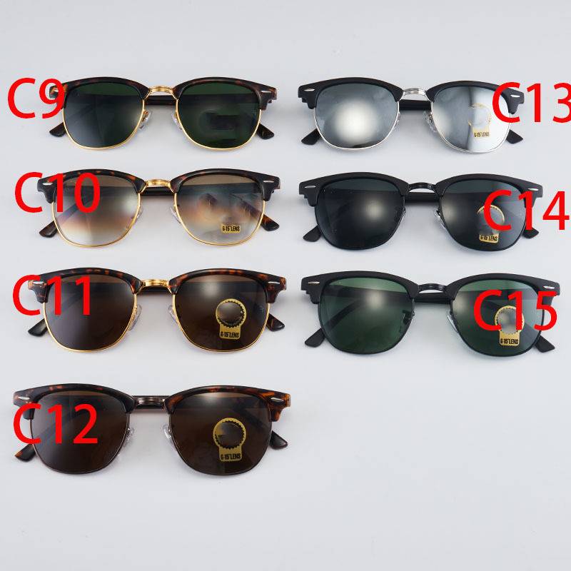 Cross -border metal colorful film glass film retro small frame sunglasses European and American fashion trend sunscreen glasses