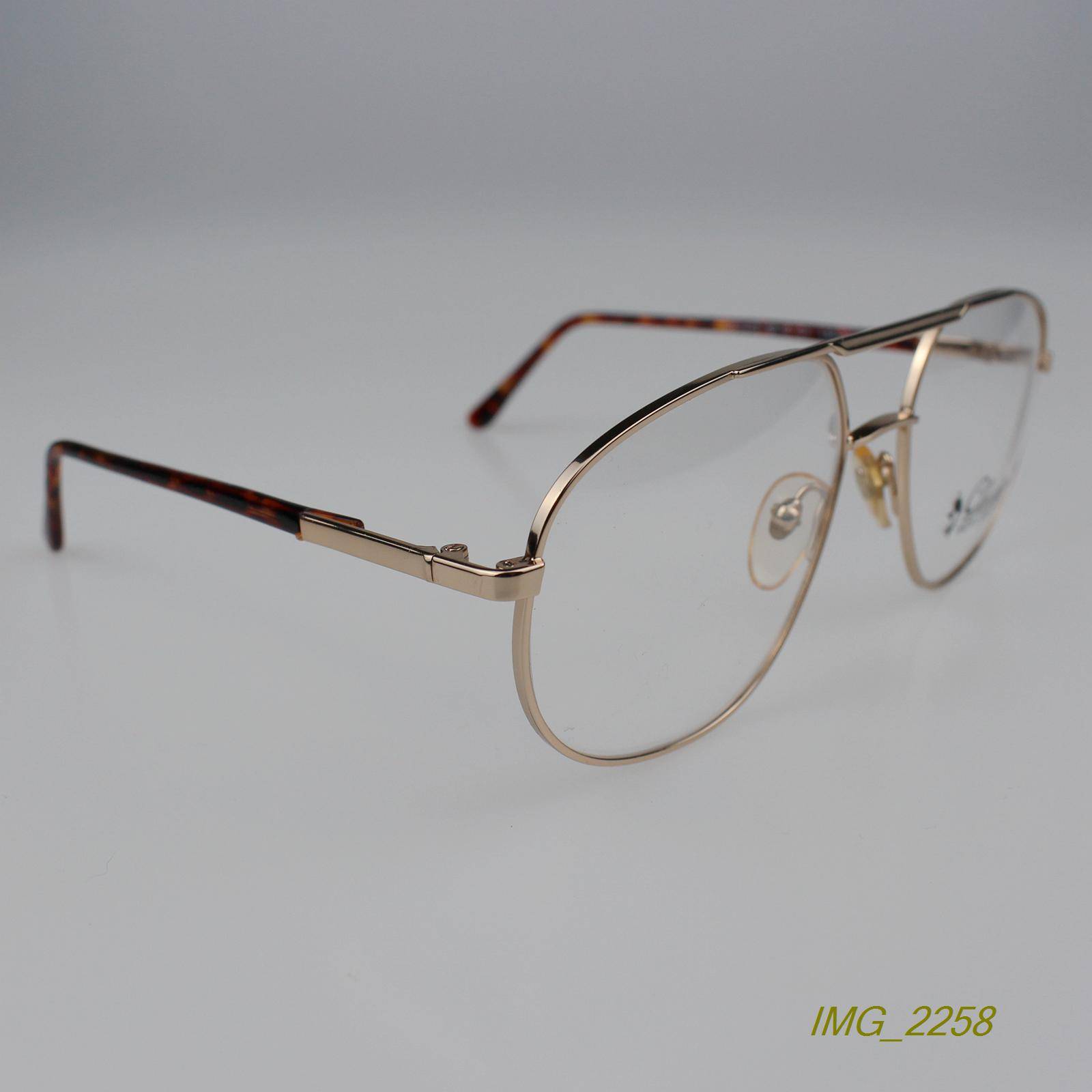Retro Vintage metal double beam widened large face myopia glasses frame optical glasses frame CS1473