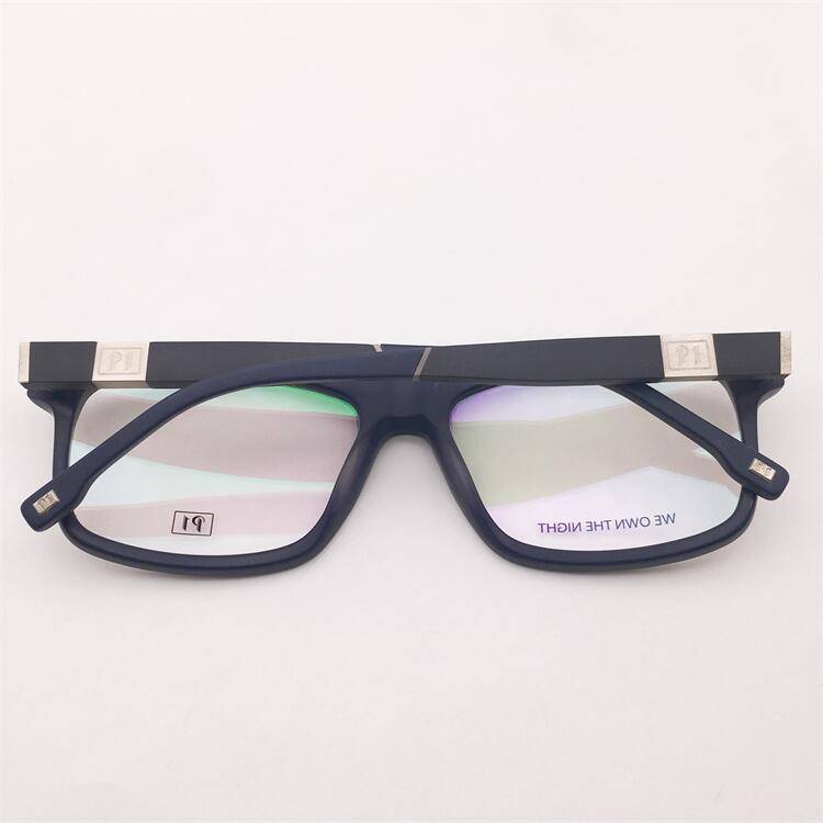 Lonely orphan original single black and blue board full -frame large -frame literary temperament spring mirrors glasses rack
