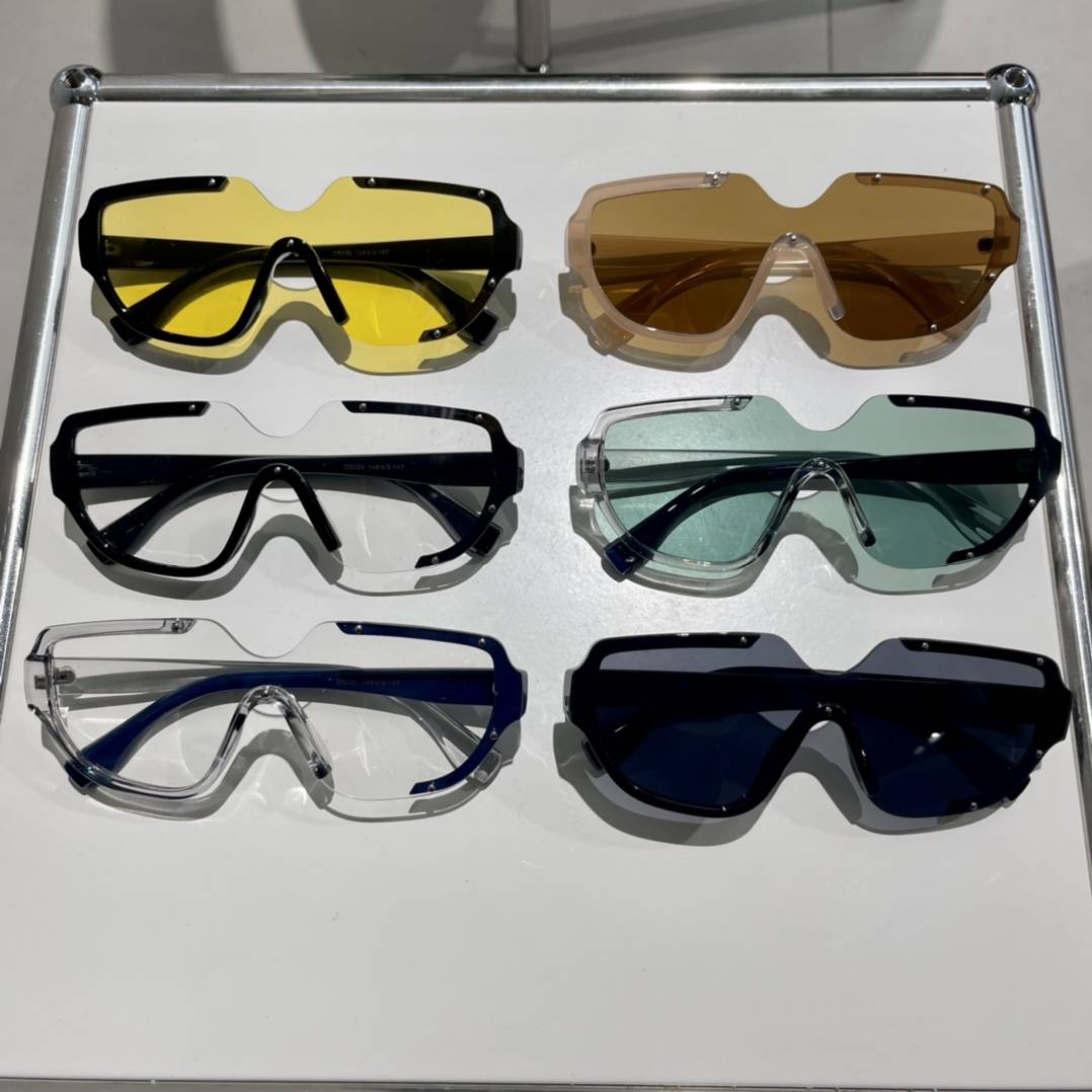 Yaoyao's 23rd new year Chen Weiting The same fashion tide sunglasses frame on both sides of different colors and leisure