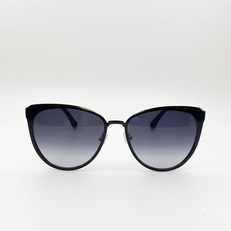 Exporting pure original single lady metal frame brand women's sunglasses fashion sunglasses anti -ultraviolet sunshade