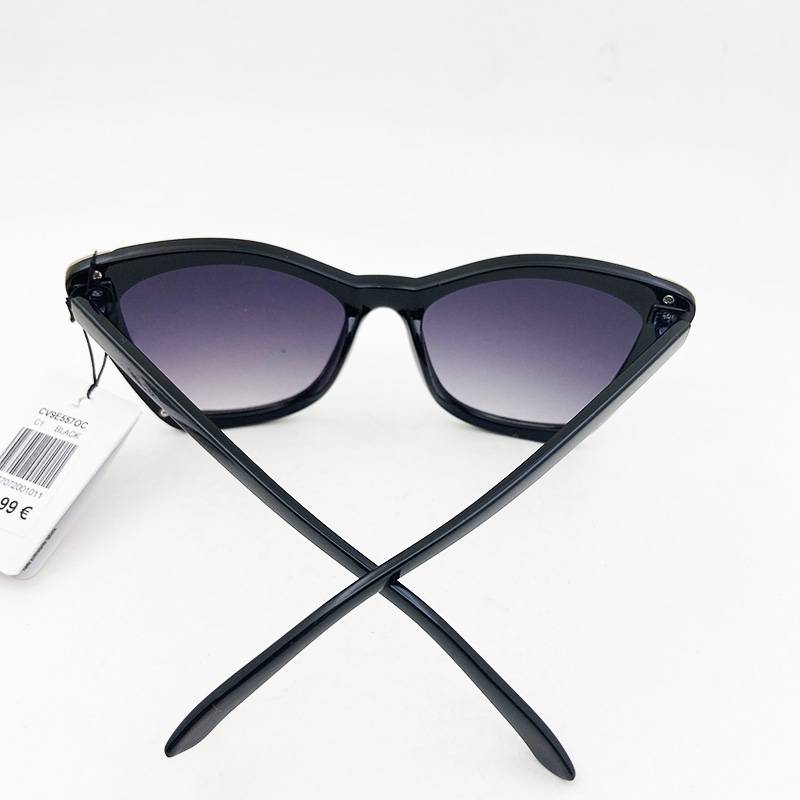 single women's sunglasses black versatile tidal goggles sunglasses anti -ultraviolet sun shock glasses