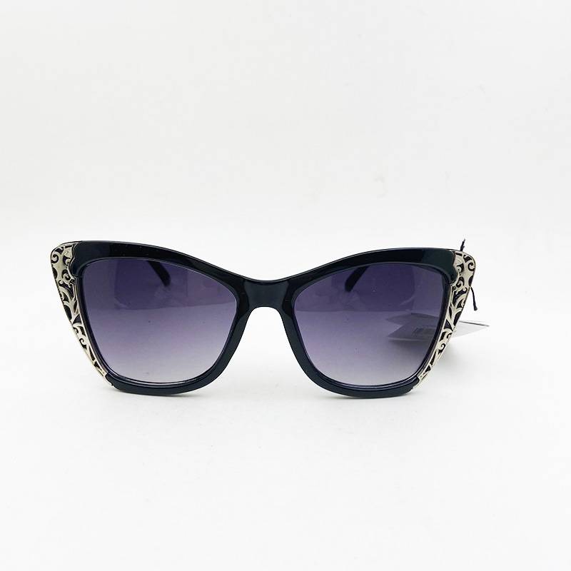 single women's sunglasses black versatile tidal goggles sunglasses anti -ultraviolet sun shock glasses