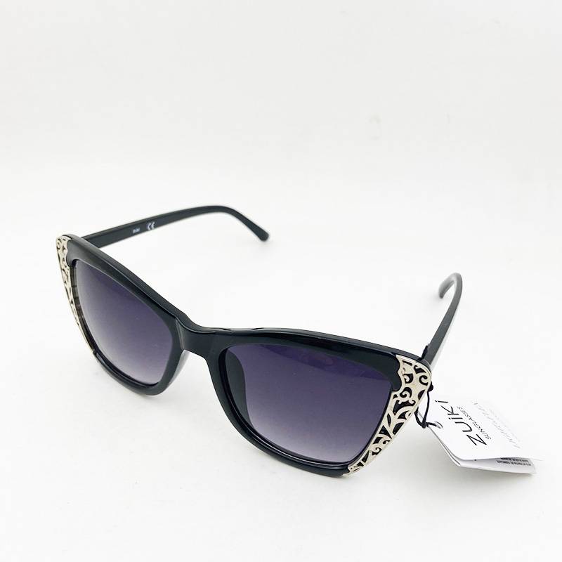 single women's sunglasses black versatile tidal goggles sunglasses anti -ultraviolet sun shock glasses