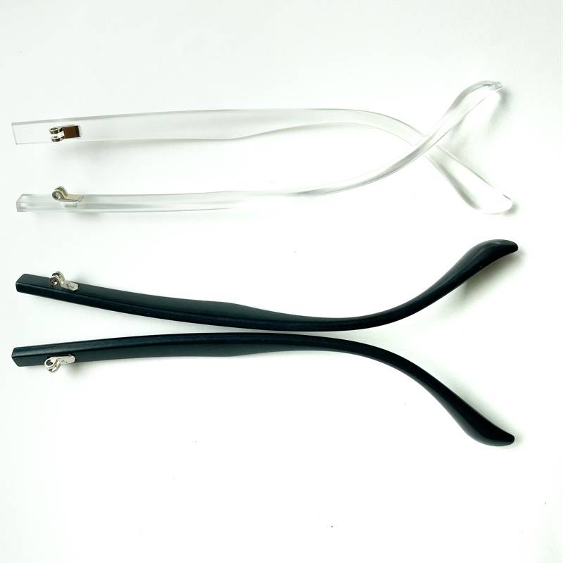 New long glasses legs, double tooth glasses frame support universal replacement mirror leg depression long glasses repair mirror legs one pair
