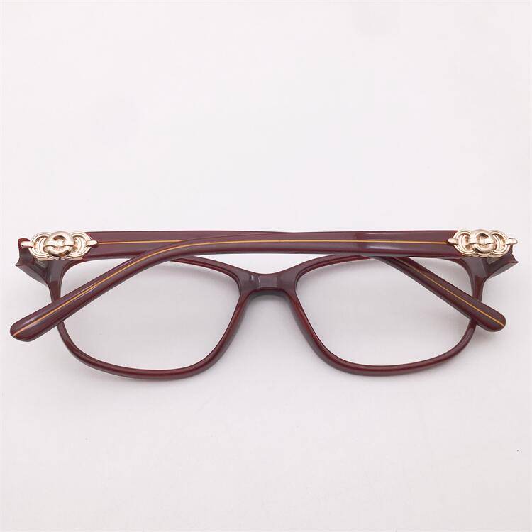 Treasured orphan original single wine red plate full -frame small round frame literary temperament wild glasses shelf female