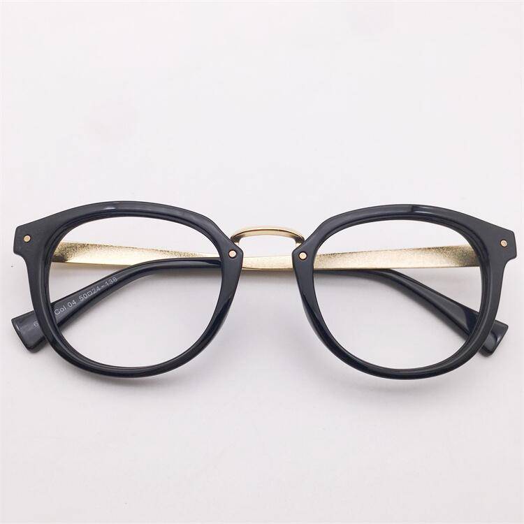 Treasure orphan original single -board full -frame full -frame golden mirror leg literary personality temperament glasses shelf female