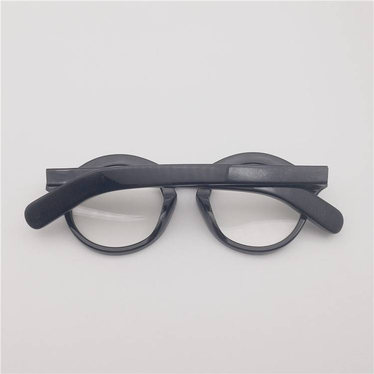 Collection of the original single black board alien box small round frame super personality punk hand -made glasses frame men's and women's literature and art