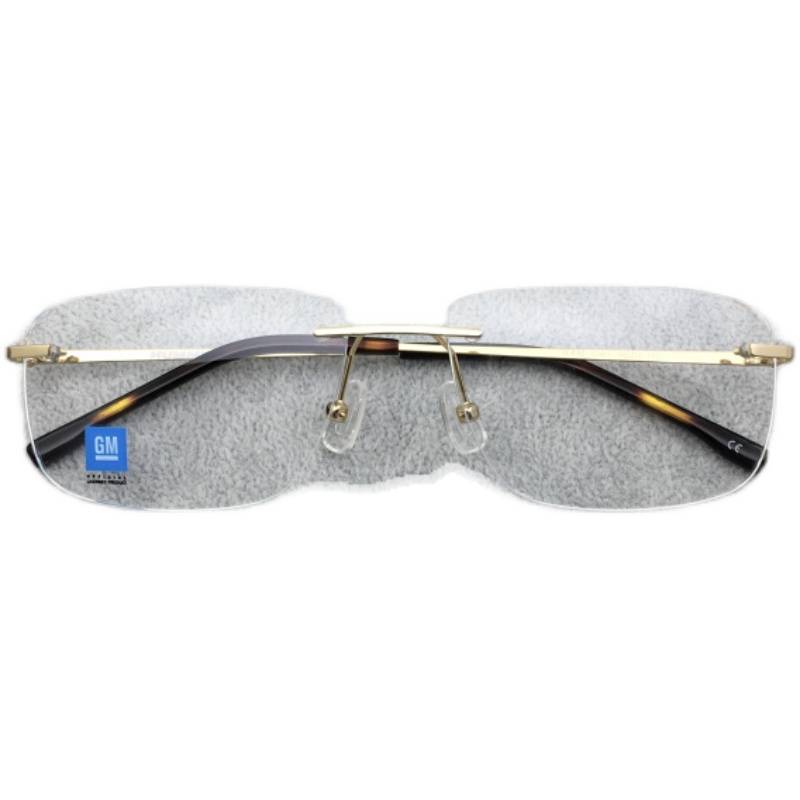 Hum medium face exit original single -tail -tailed frameless glasses frame high -end orphanmine alloy