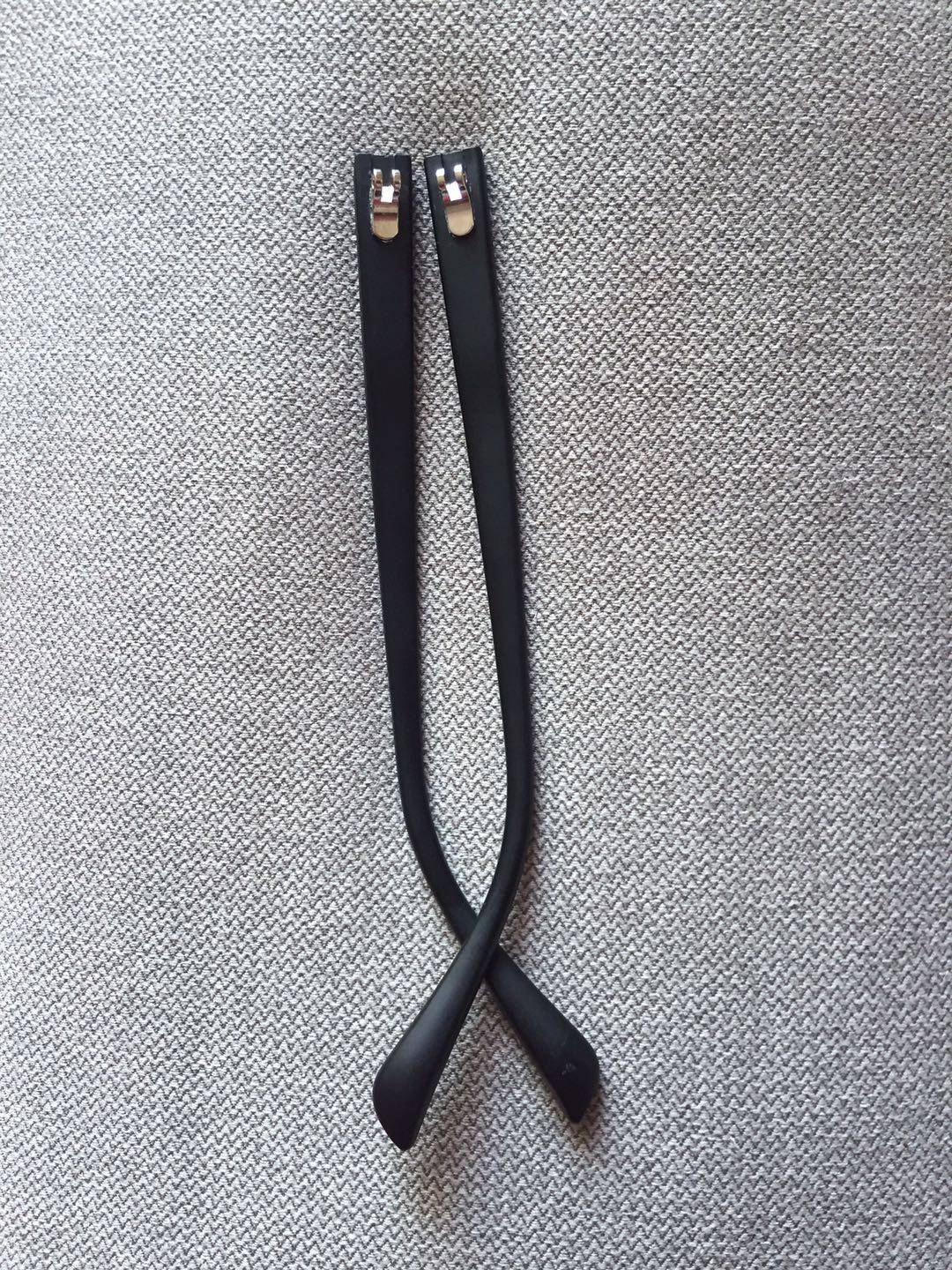 Two-tooth glasses leg depression universal glasses repair accessories lens wide 6-8mm black mirror legs are complete/pair