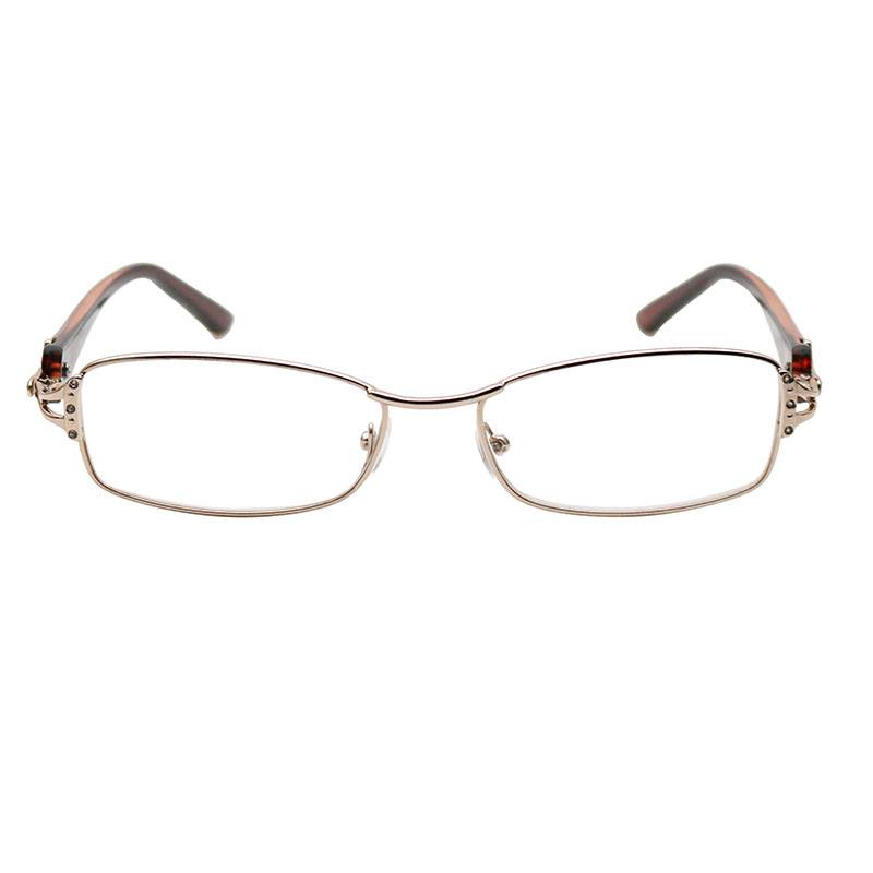 Diamond Flower Mirror Super Light Women Anti -fatigue High, Clear and Comfortable Elderly 100 degrees old flower glasses