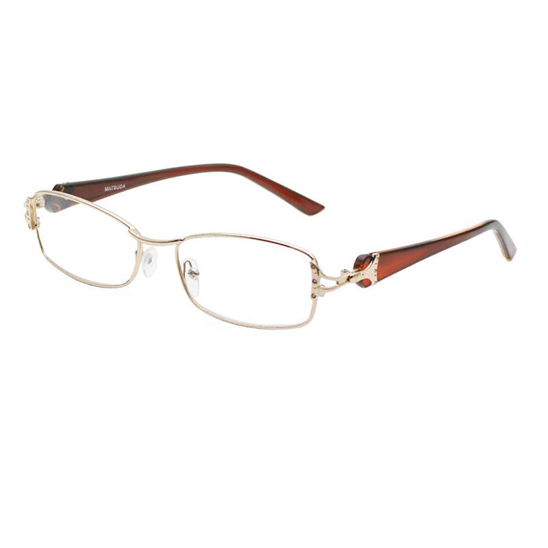 Diamond Flower Mirror Super Light Women Anti -fatigue High, Clear and Comfortable Elderly 100 degrees old flower glasses