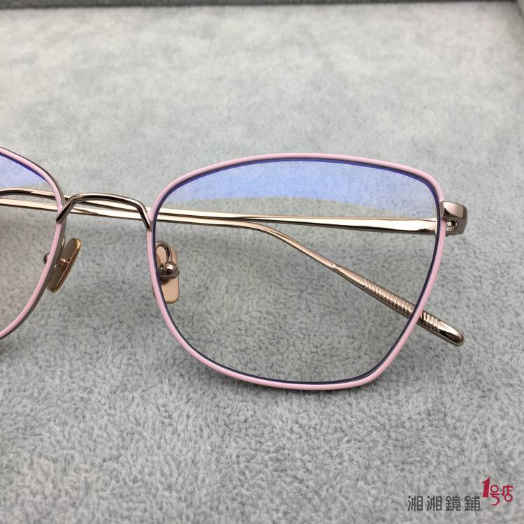DIF medium face anti -blue -light lens export original single -tailed myopia glasses frame butterfly shape