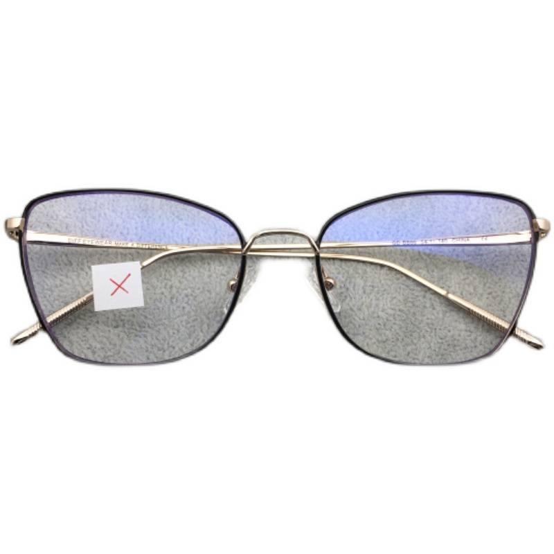 DIF medium face anti -blue -light lens export original single -tailed myopia glasses frame butterfly shape