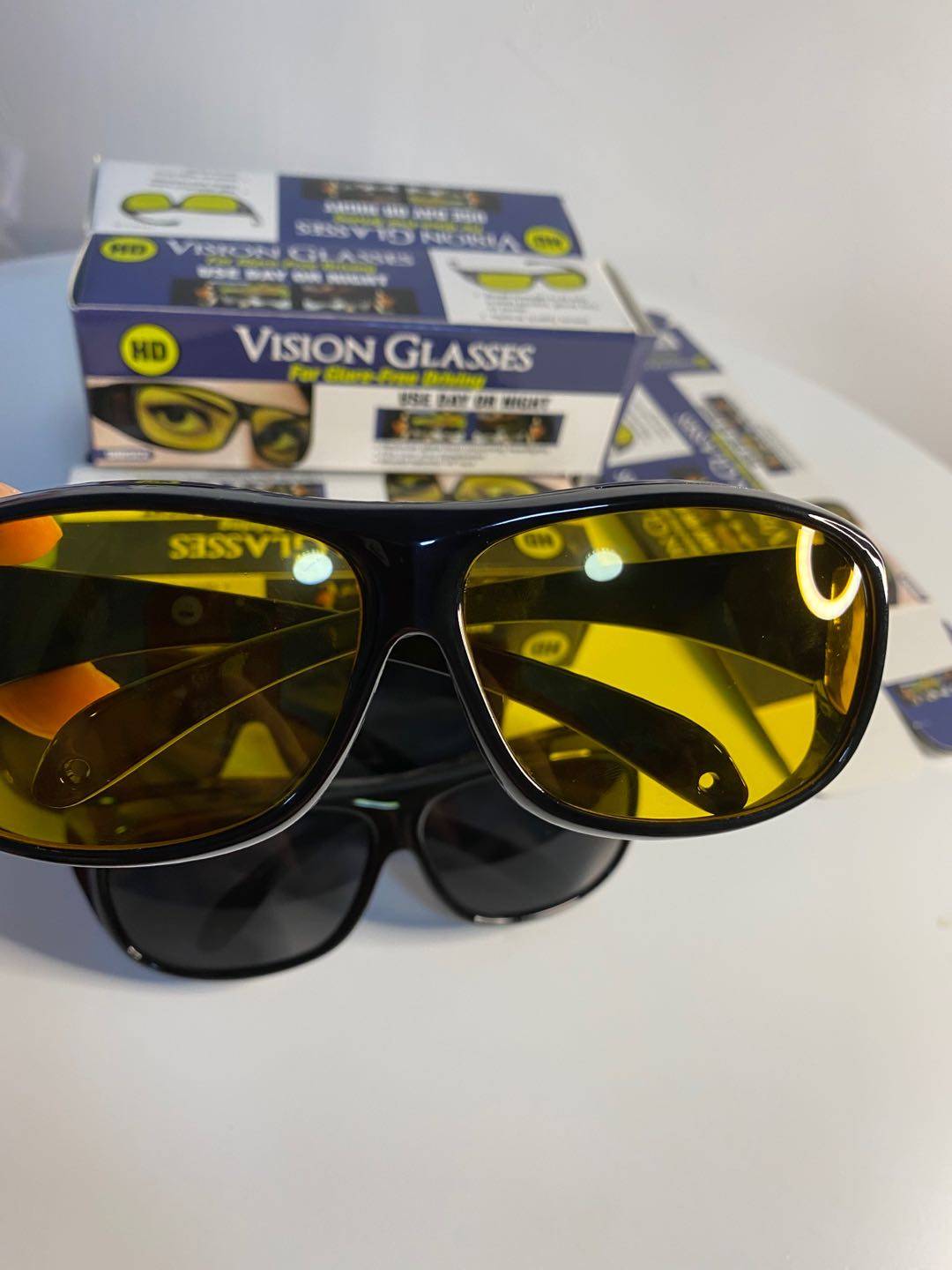 Hard goods black technology outdoor defense high beam sunglasses
