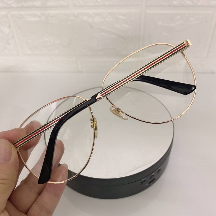 Glasses rack GG0138S Big Face Glasses Frame Female Myopia Glasses Glasses Ring Men's Mandarin Star Alloy Fragment