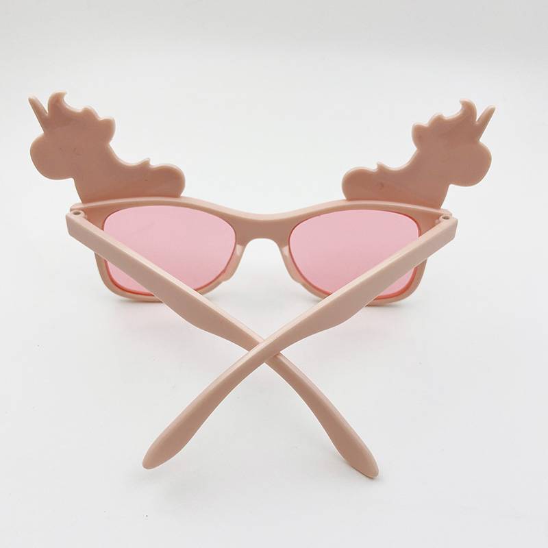 brand order children's shape sunglasses fashion personality soft glue sunglasses anti -ultraviolet girl sunshade