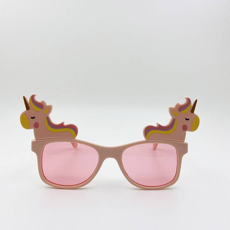 brand order children's shape sunglasses fashion personality soft glue sunglasses anti -ultraviolet girl sunshade