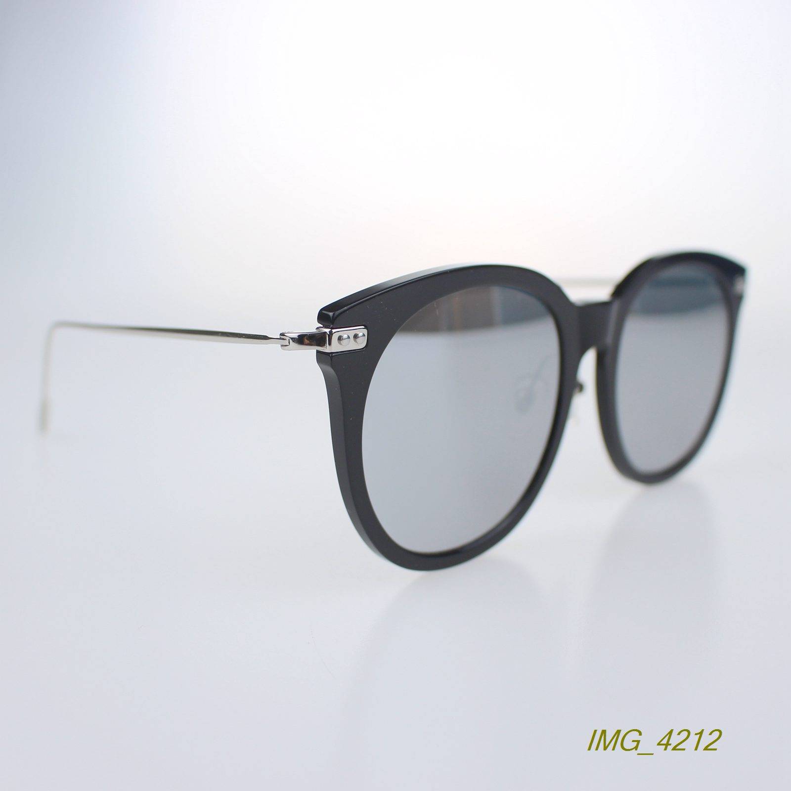 Factory tide ultra -light board large round frame men and women cover face sunglasses ultra -flat sunglasses sunglasses multi -color