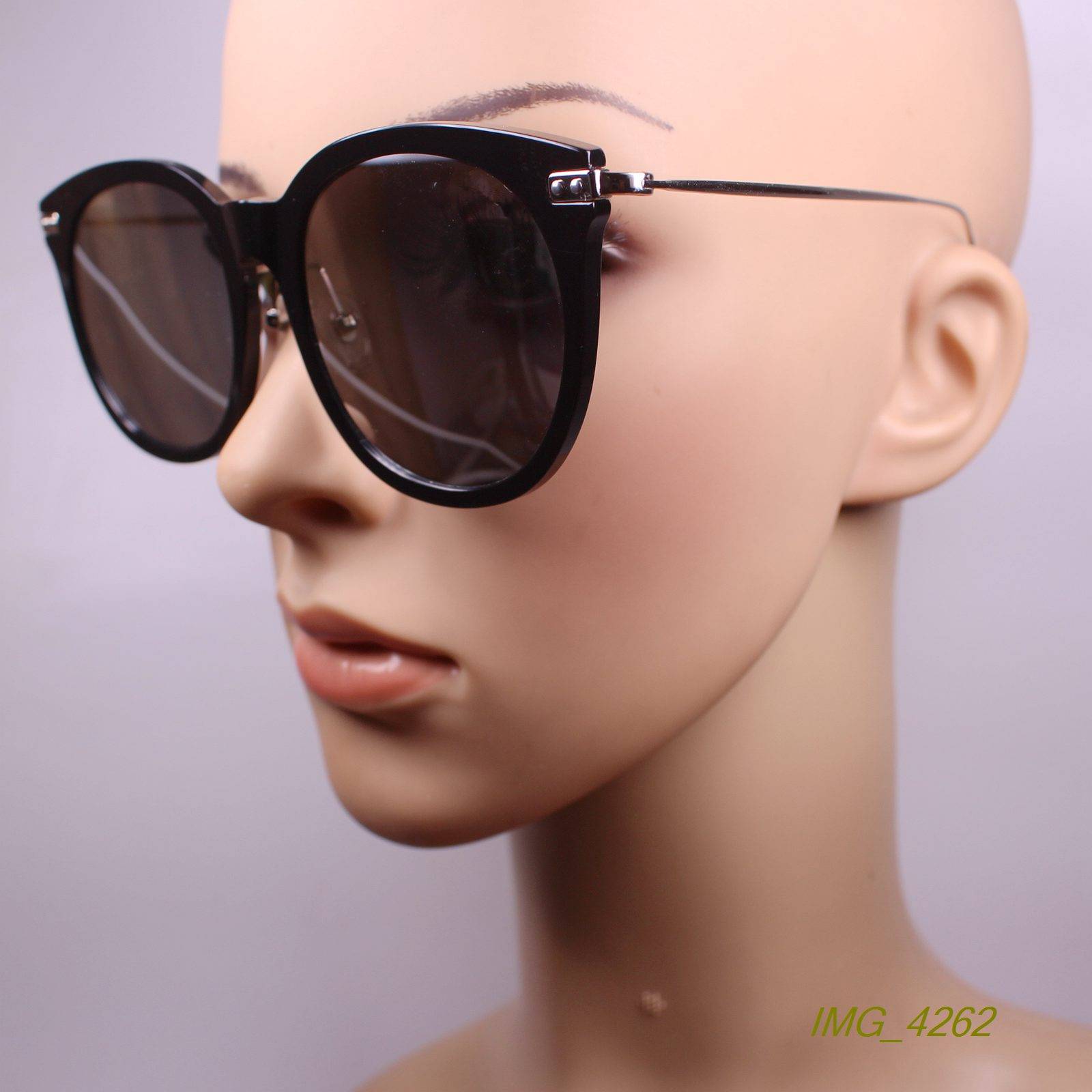 Factory tide ultra -light board large round frame men and women cover face sunglasses ultra -flat sunglasses sunglasses multi -color