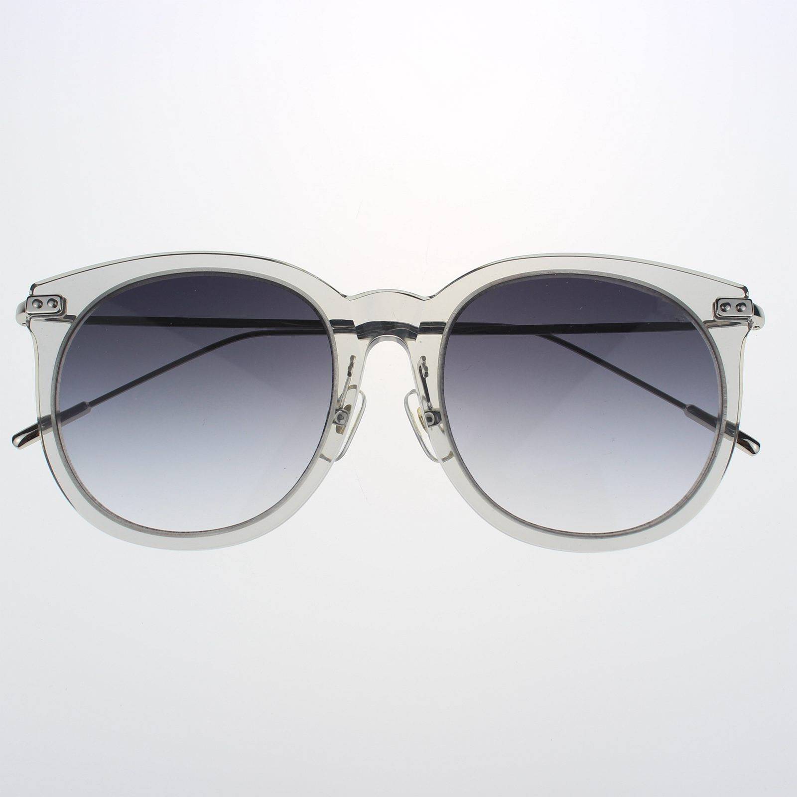 Factory tide ultra -light board large round frame men and women cover face sunglasses ultra -flat sunglasses sunglasses multi -color
