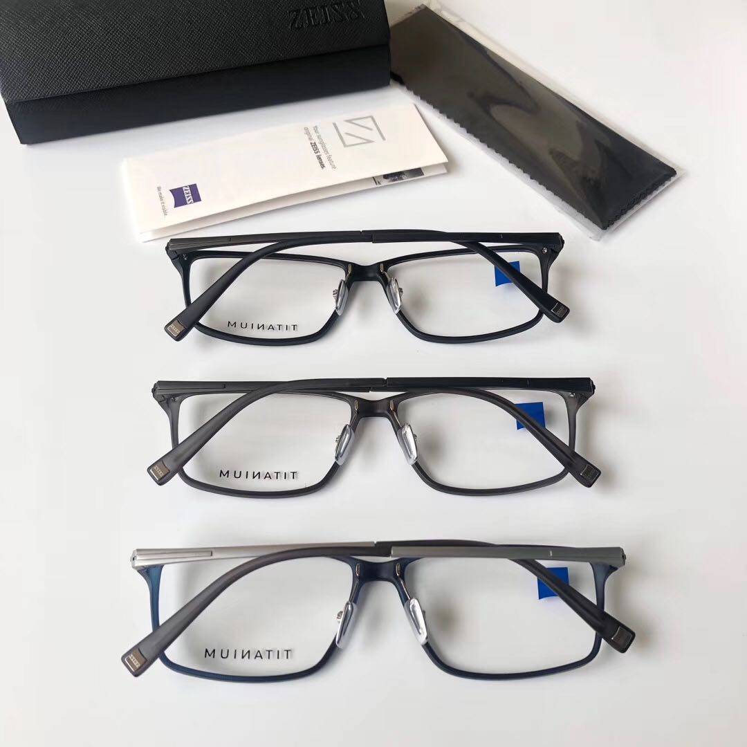Genuine ZEISS/Zeiss Glasses Frame Fashion Full Frame Casual Business Men and Women Myopia Glasses Ring ZS-75008