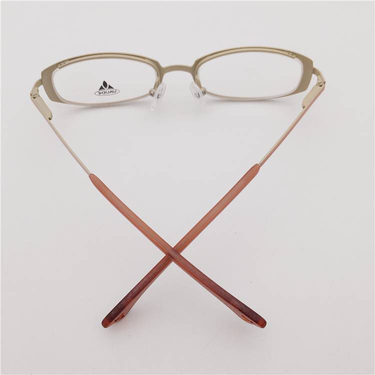 Germany order orange titanium titanium full -frame spring legs 120 mirror wide small face literary cute student glasses frame