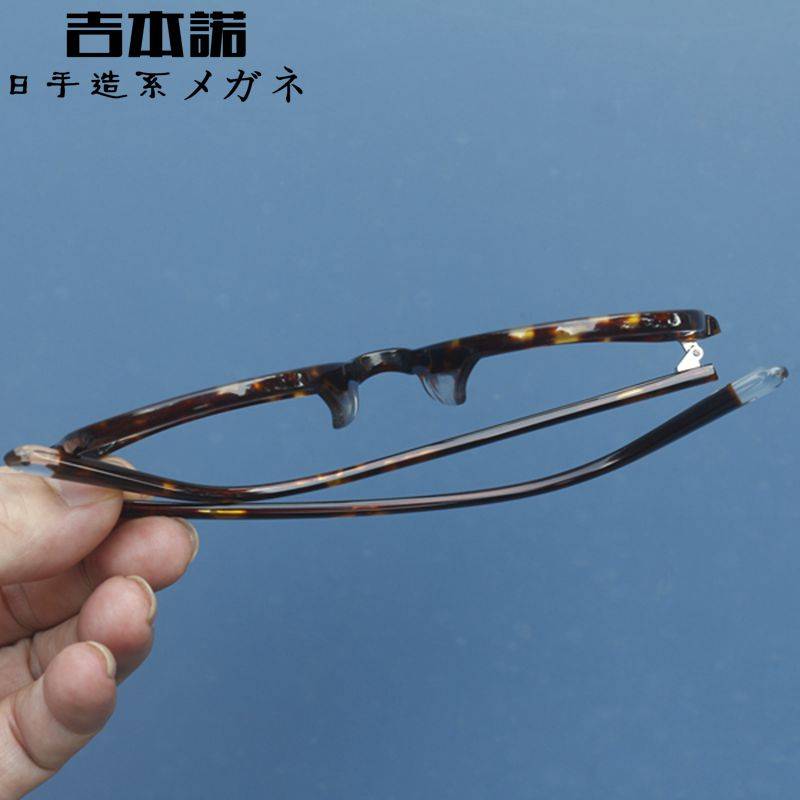 Jibenno Japan's cellulu plate glasses shelf is equipped with close vision anti -blue light eyes frame men and women