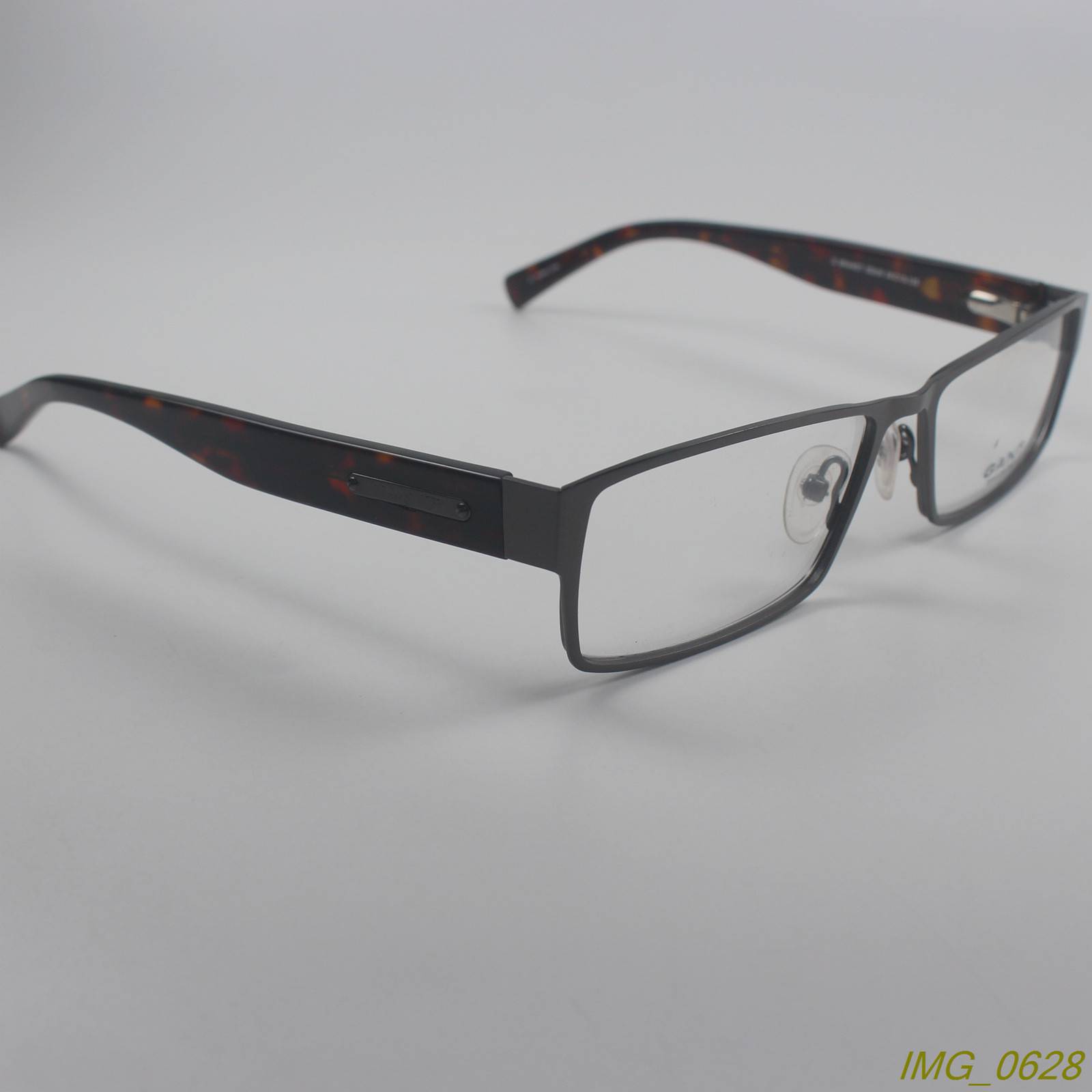 Metal plus plate spring leg myopia glasses frame classic boxes business casual glasses shelf color