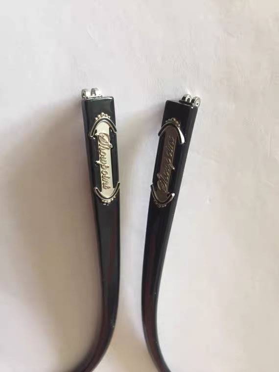 Sunglasses leg accessories Great two tooth mirror legs wide 8mm legs length 136mm tooth spacing 1.7 mirror legs/pair