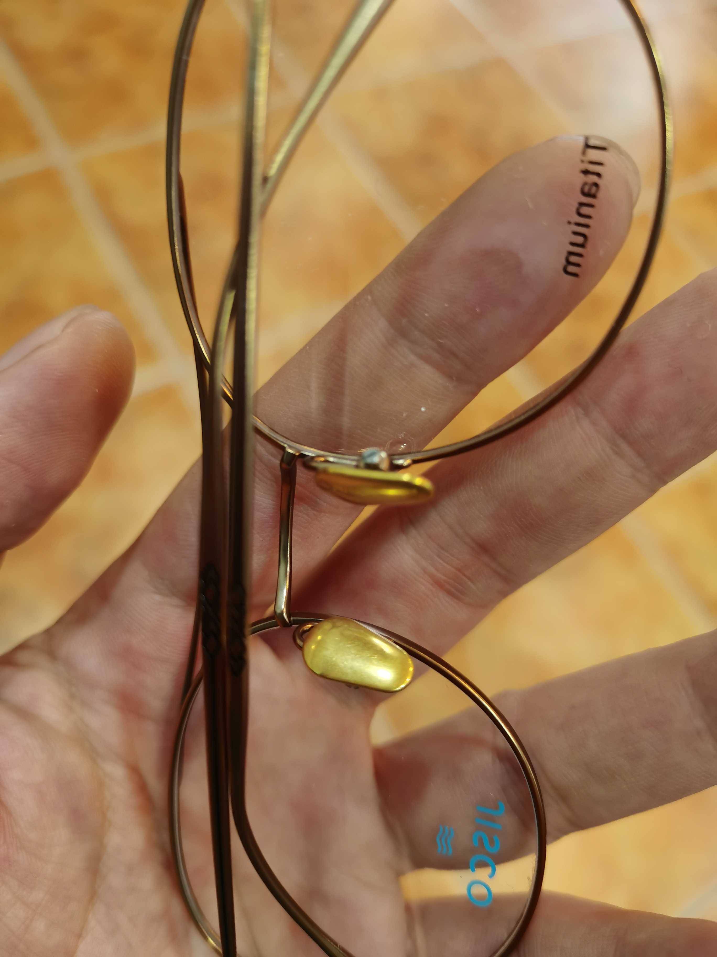 Jisco pure titanium orphan double beam small mirror frame myopia