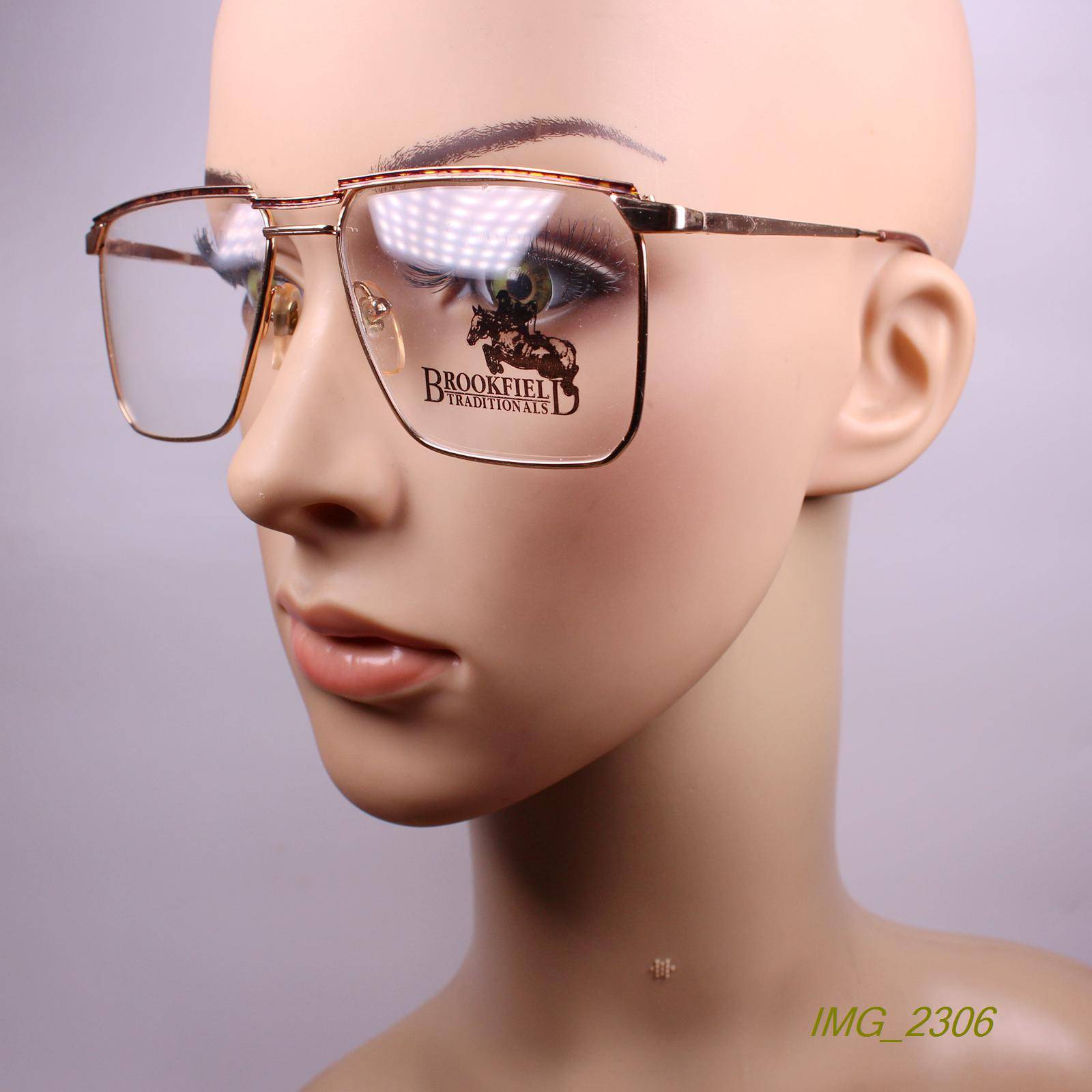 Big Frame Frame Small Double Liangmei Q myopia glasses frame optical glasses frame Gold 2000