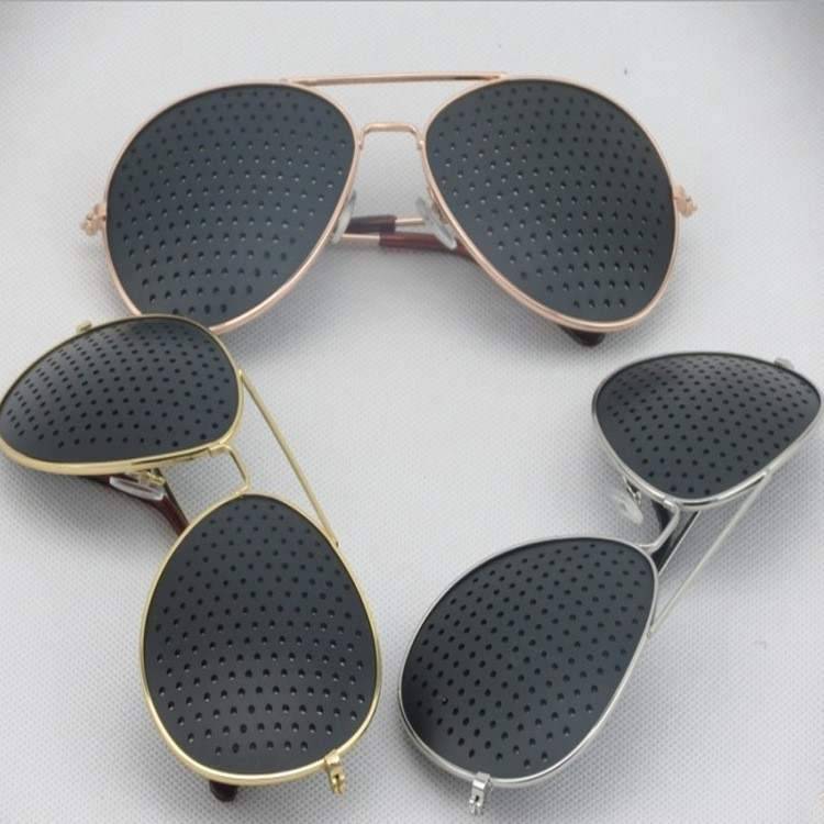 Manufacturer's new supply station hot -selling glasses pinhole small hole sunglasses sunglasses small hole glasses