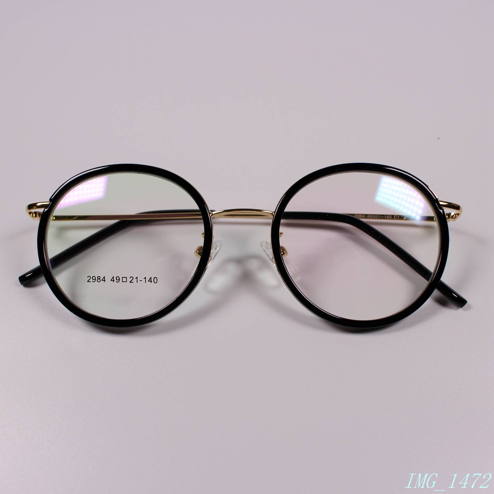 Factory new cargo TR90+metal retro small round frame myopia glasses frame optical glasses frame 5 color 2984
