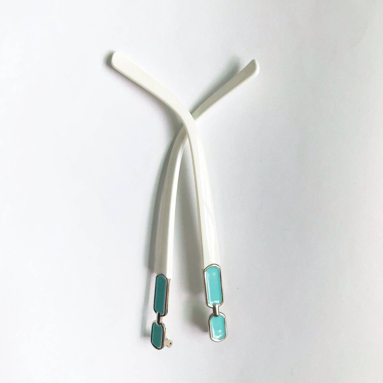 Glasses leg accessories Mustard legs width 6.5mm convex teeth double teeth distance 1.5mm tooth height 6 universal mirror legs/pair