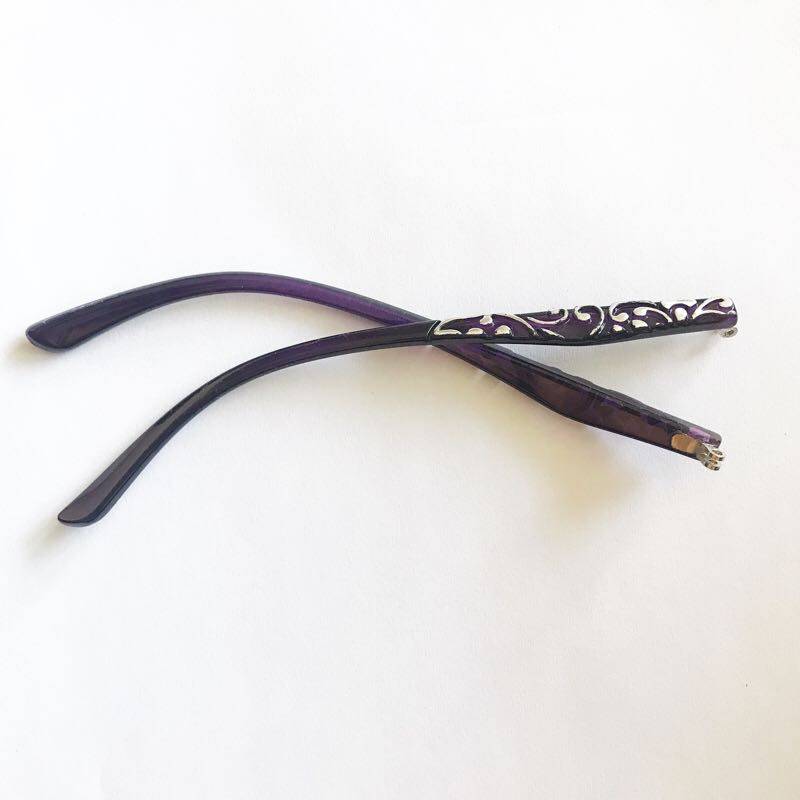 Glasses Leg Accessories Two -teeth convex teeth wide 6 tooth distance 1.2 teeth height 7 convex teeth 2mm mirror legs one pair of common parts