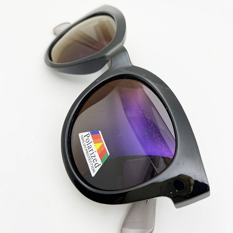Sample ladies polarized sunglasses fashion personality coating sunglasses anti -ultraviolet eye mirror shading mirror