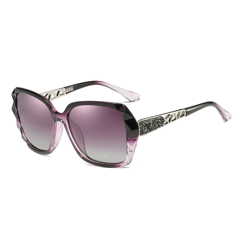 Female myopia sunglasses have a degree of sunglasses, long face, long face female free with 0-800 degrees driving myopia glasses female