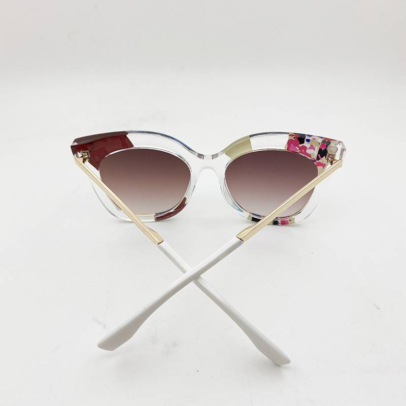Sample women's personality sunglasses fashion big frame sunglasses anti -ultraviolet wicked sun mirror UV400