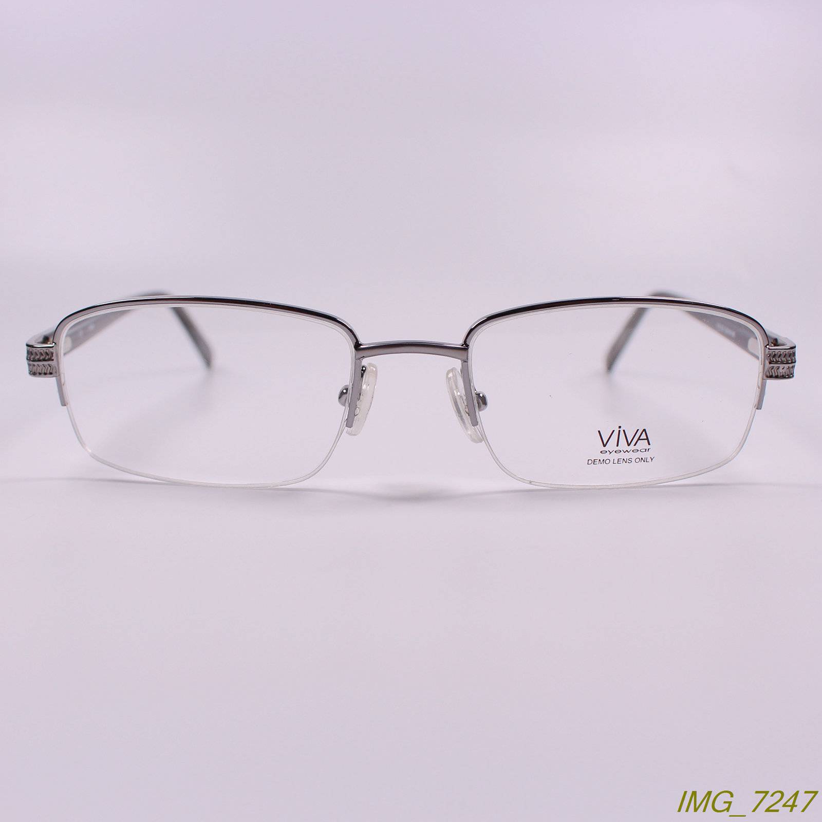 Genuine metal frame+plate leg half -frame myopia glasses frame optical glasses frame 273 silver
