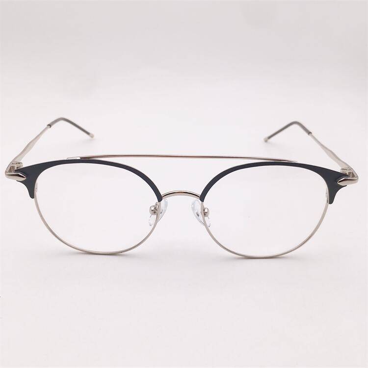 Treasure Orphan Original Single Black Silver Alloy Full Full Full Big Two Nose Literary Literary and Artistic temperament Elimination Glasses Ring Men and Women