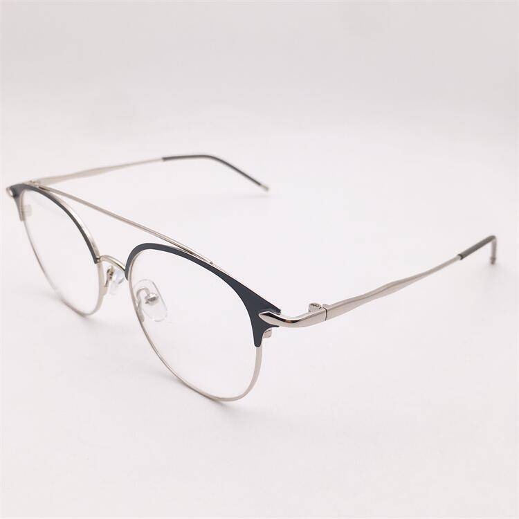 Treasure Orphan Original Single Black Silver Alloy Full Full Full Big Two Nose Literary Literary and Artistic temperament Elimination Glasses Ring Men and Women