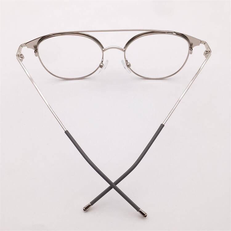 Treasure Orphan Original Single Black Silver Alloy Full Full Full Big Two Nose Literary Literary and Artistic temperament Elimination Glasses Ring Men and Women