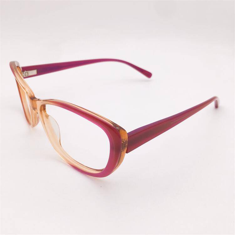 Treasured orphan original single purple coffee gradient panel butterfly frame spring mirror legs literary literary show face glasses girl