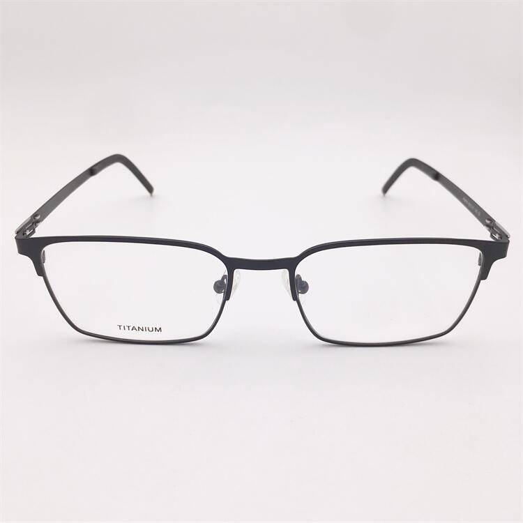 Collect Shenzhen's original single black full -frame business temperament special hinge spring mirror lens shelf man