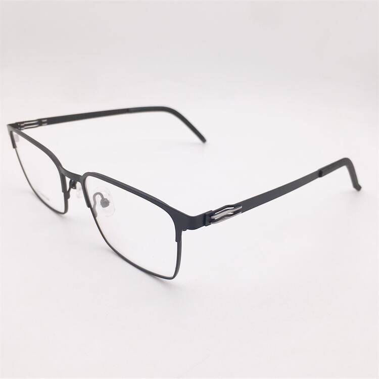 Collect Shenzhen's original single black full -frame business temperament special hinge spring mirror lens shelf man